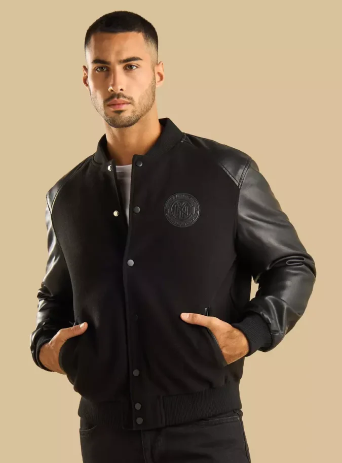 Varsity Patch Bomber Jacket-1