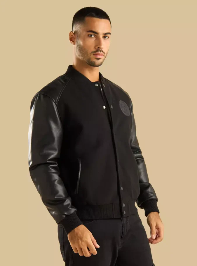 Varsity Patch Bomber Jacket-4