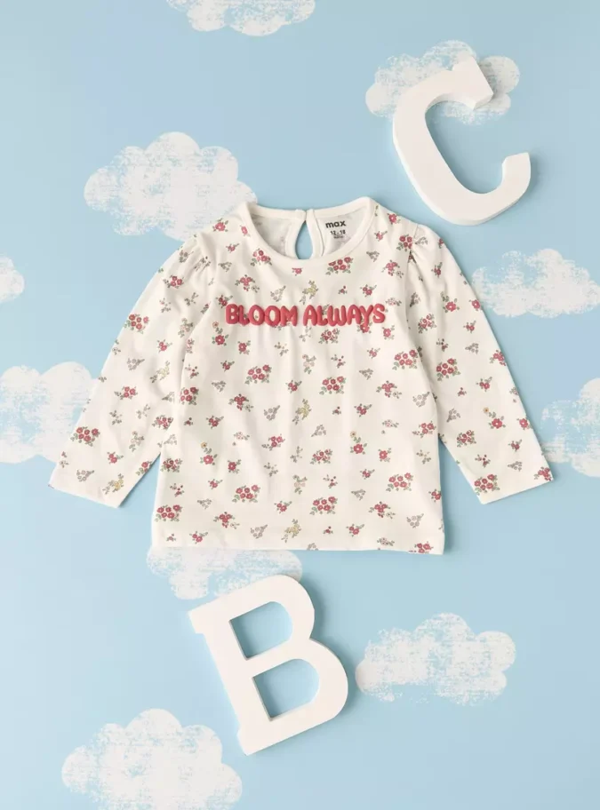 All-Over Floral Print T-shirt-1