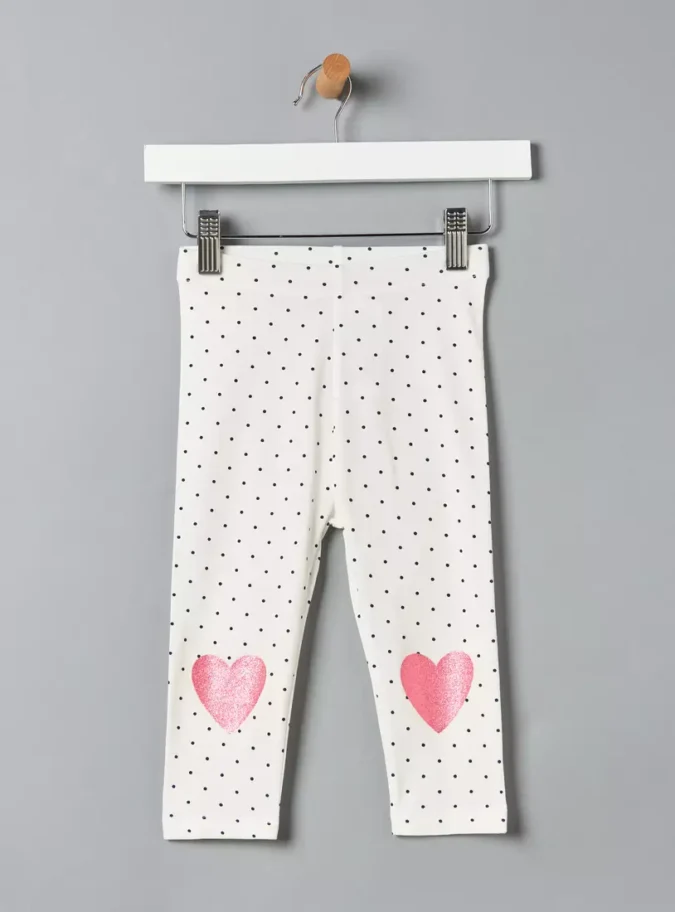 All-Over Polka Dot Print Better Cotton Leggings1