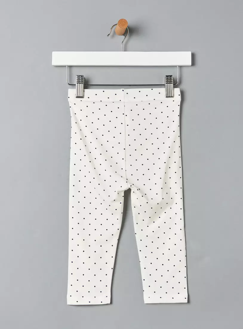 All-Over Polka Dot Print Better Cotton Leggings2