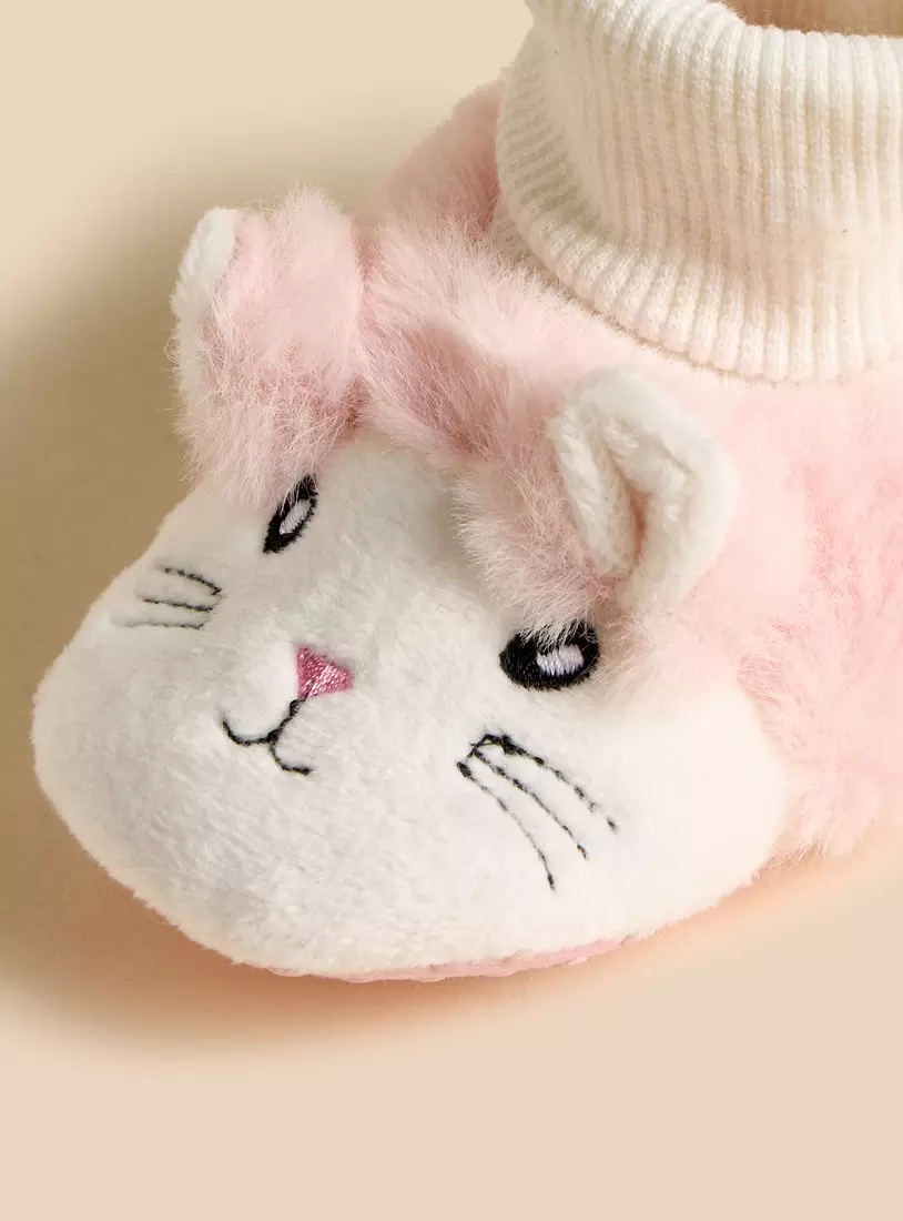 Animal Embroidered Booties-3