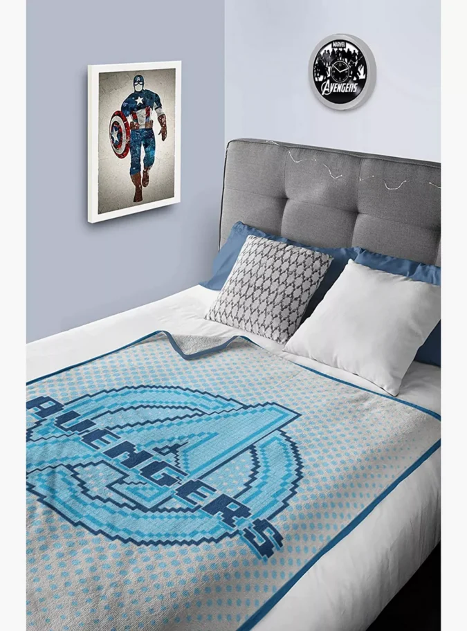 Avengers Print Flannel Blanket - 160x220 cms-1