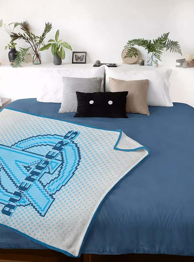 Avengers Print Flannel Blanket - 160x220 cms-2