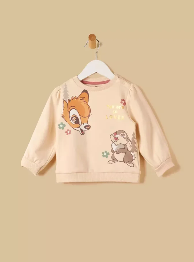 Bambi Print Sweatshirt-1