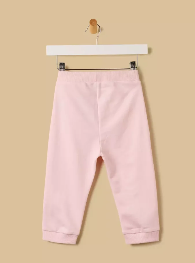 Bow Accent Cotton Joggers-2