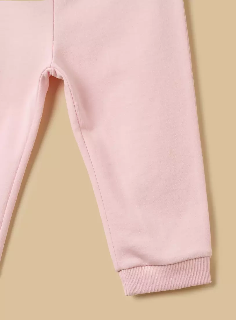 Bow Accent Cotton Joggers-4