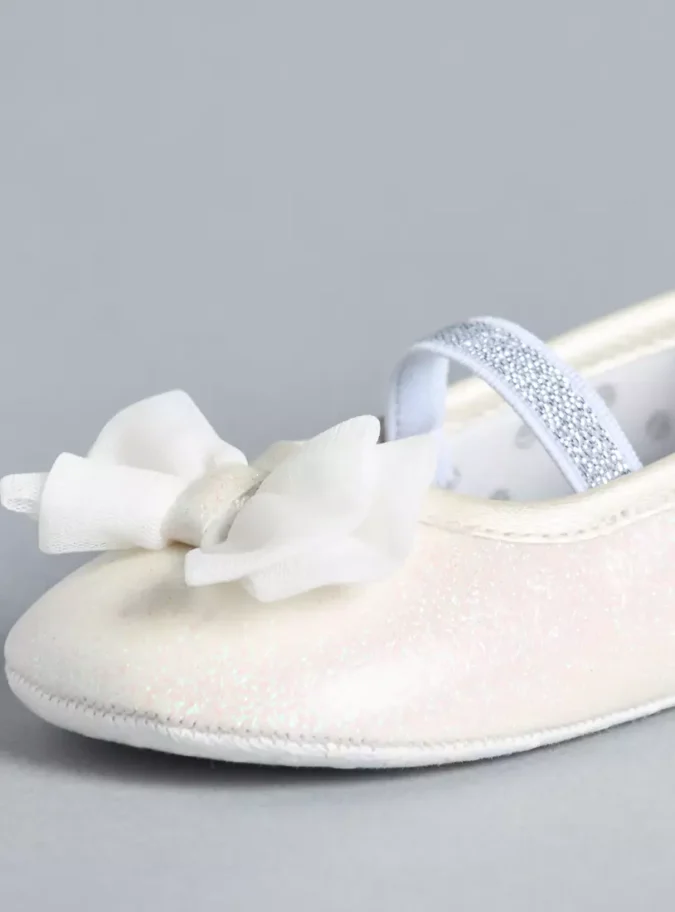 Bow Applique Booties-3