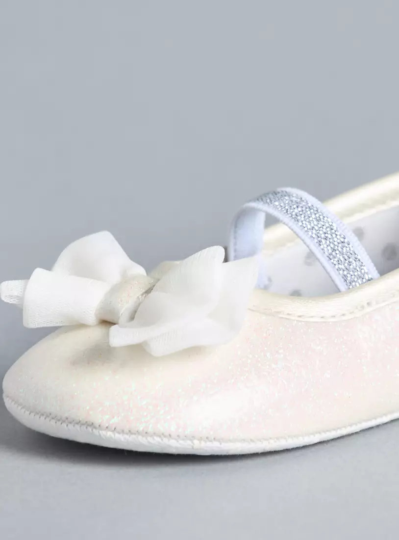 Bow Applique Booties-3