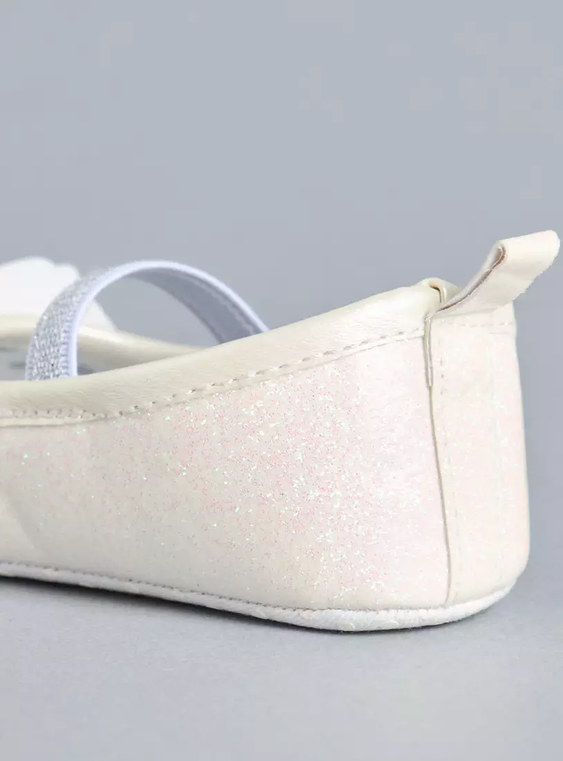 Bow Applique Booties-4