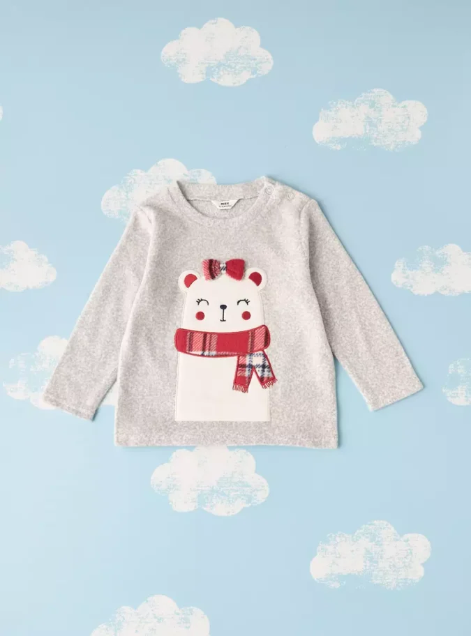 Checked Fleece Pyjama Set-2