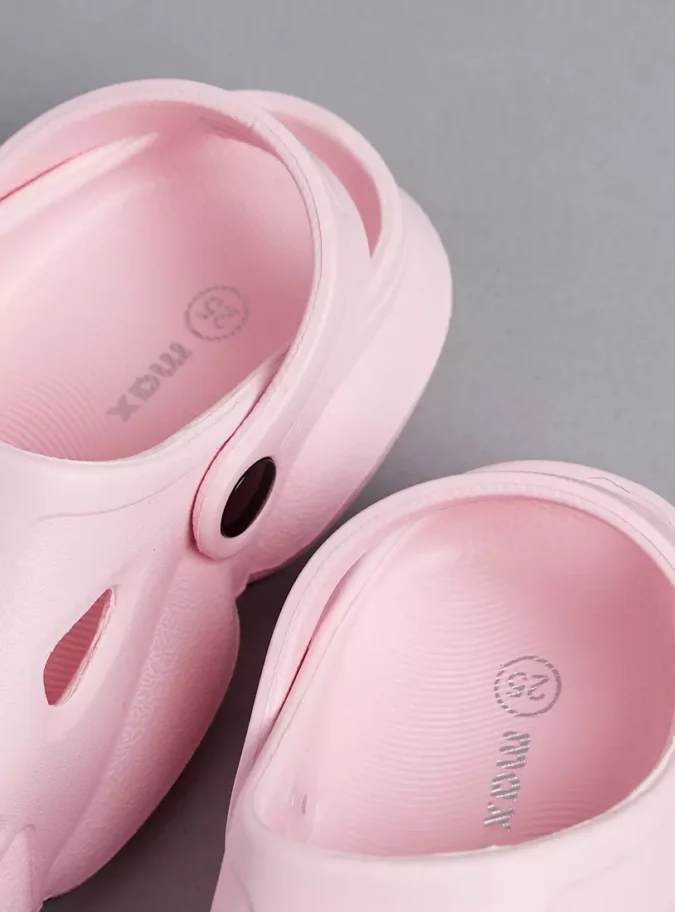 Cutout Detail Clogs with Backstrap-2