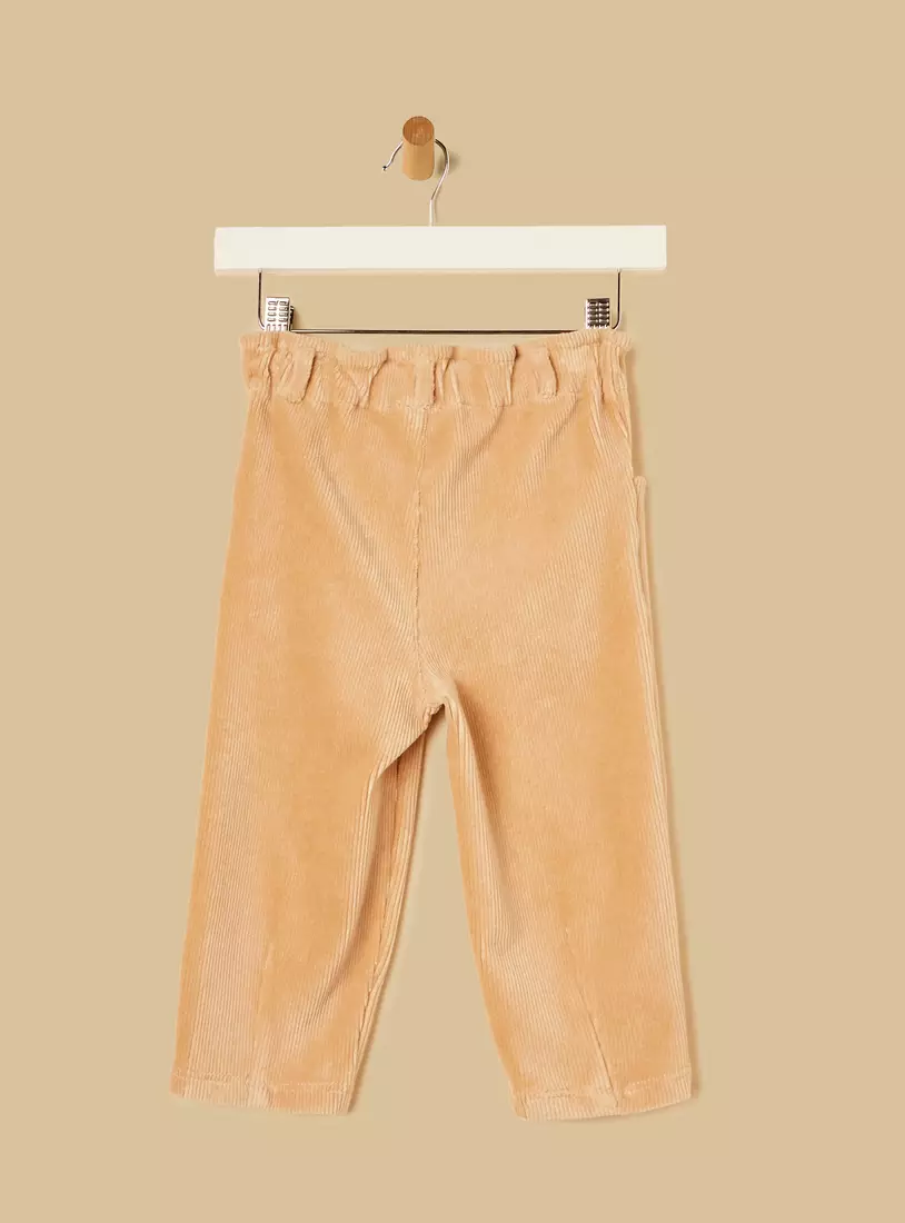 Embroidered Corduroy Pants2