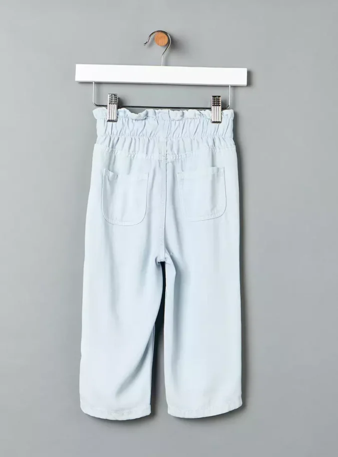 Embroidered Paperwaist Jeans-2