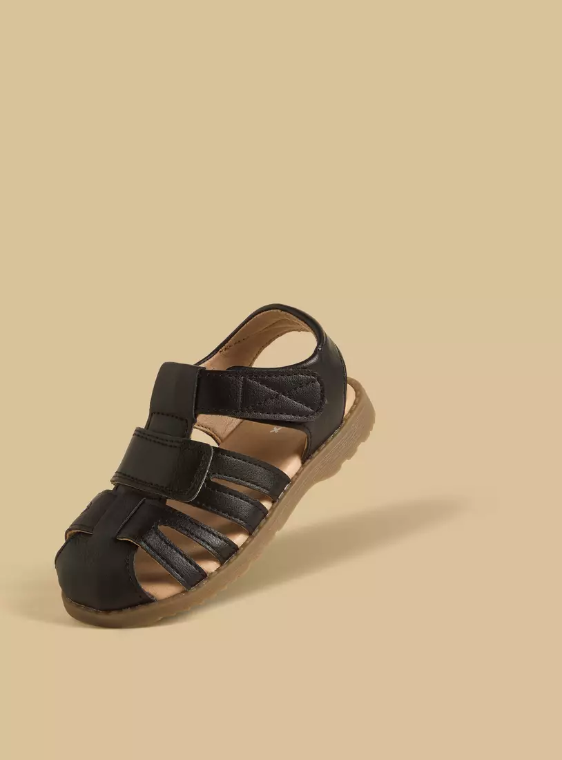 Fisherman Sandals with Hook and Loop Closure-2