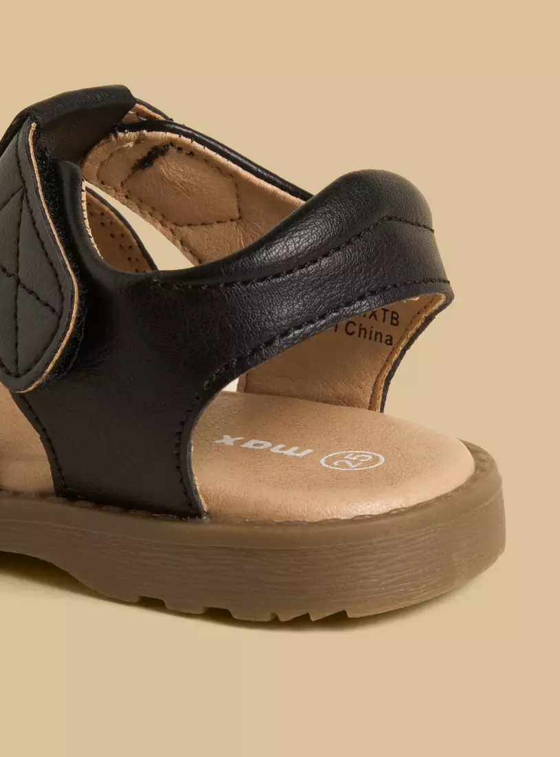 Fisherman Sandals with Hook and Loop Closure-4