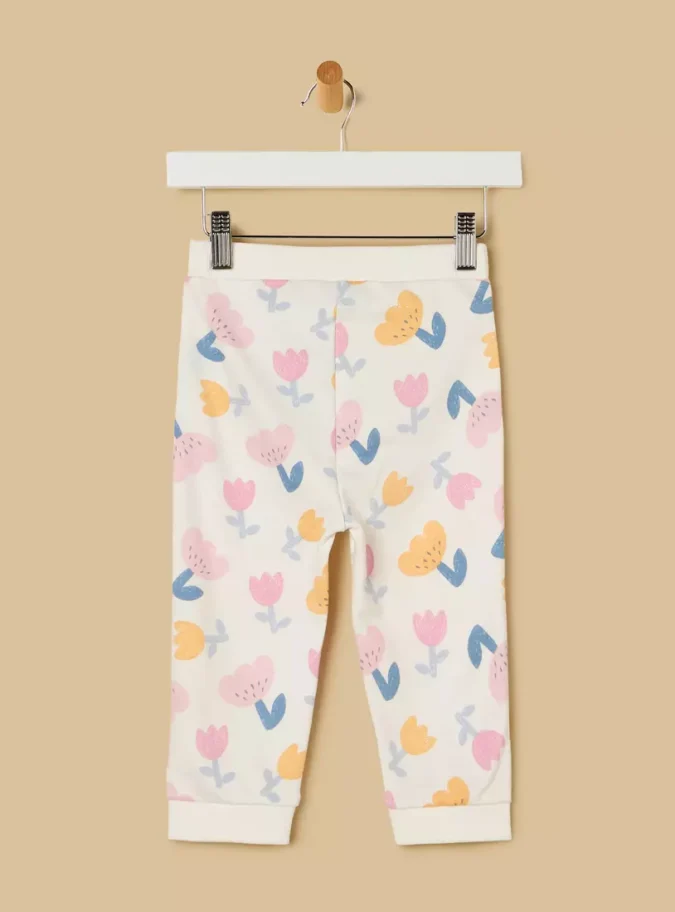 Floral Print Cotton Joggers2