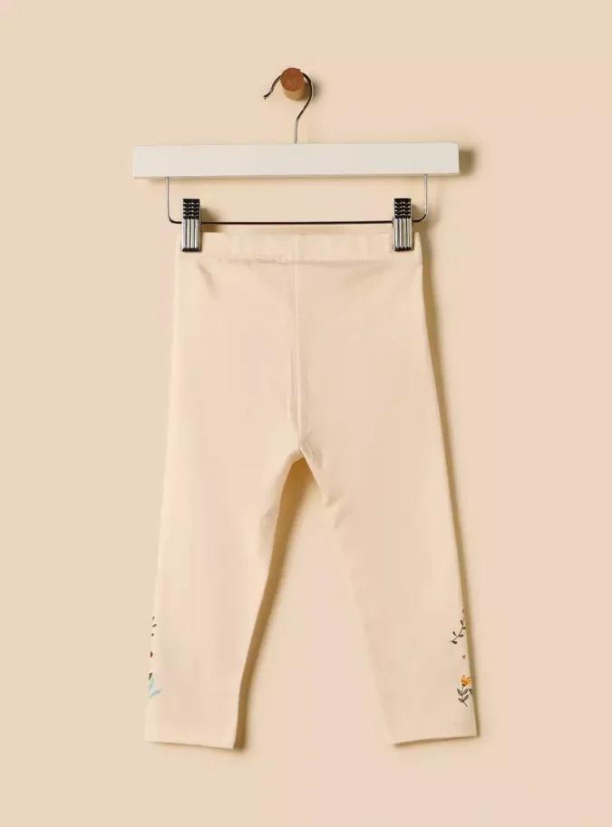 Floral Print Leggings-2