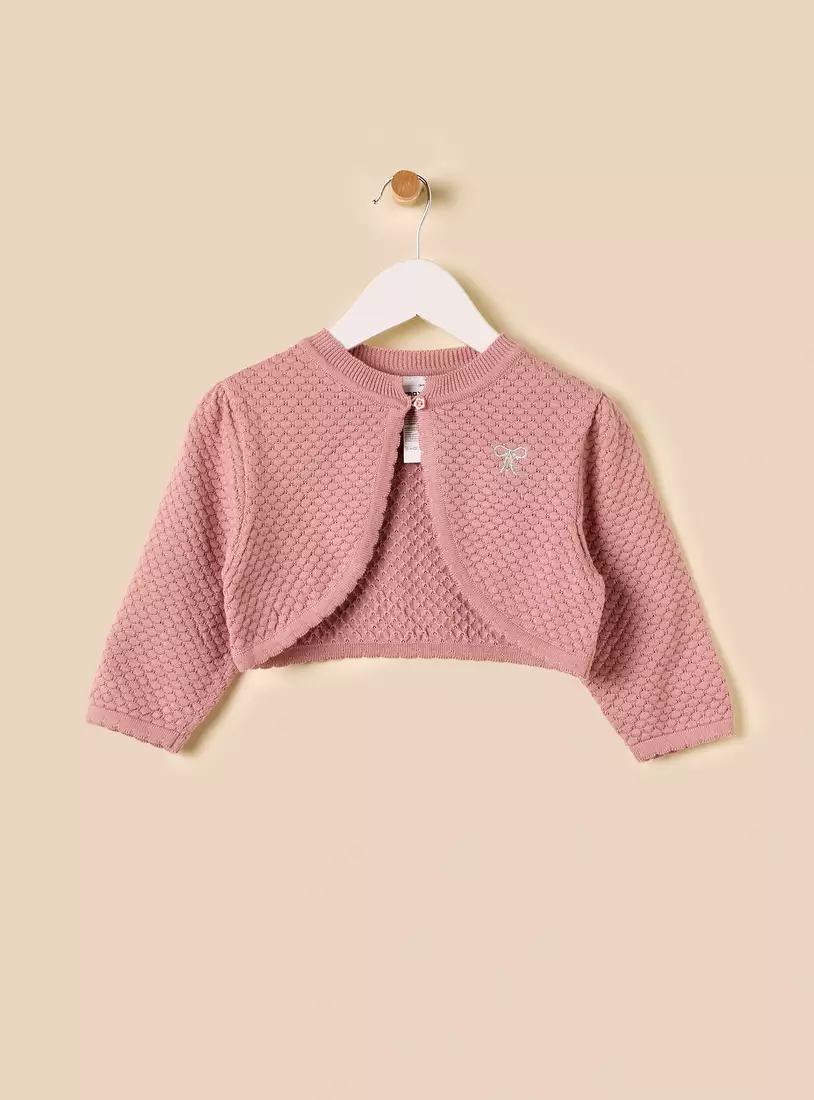 Floral Print Sleeveless Dress with Cardigan-3