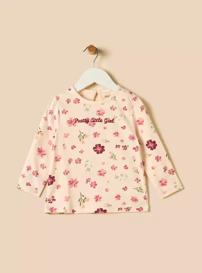 Floral Print T-shirt-2