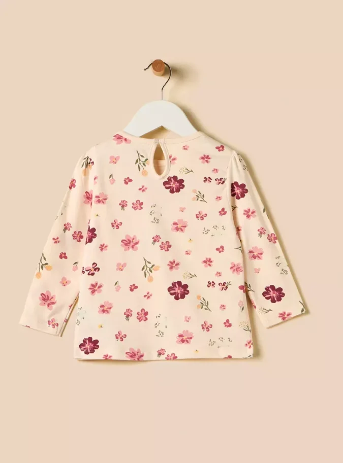 Floral Print T-shirt-3