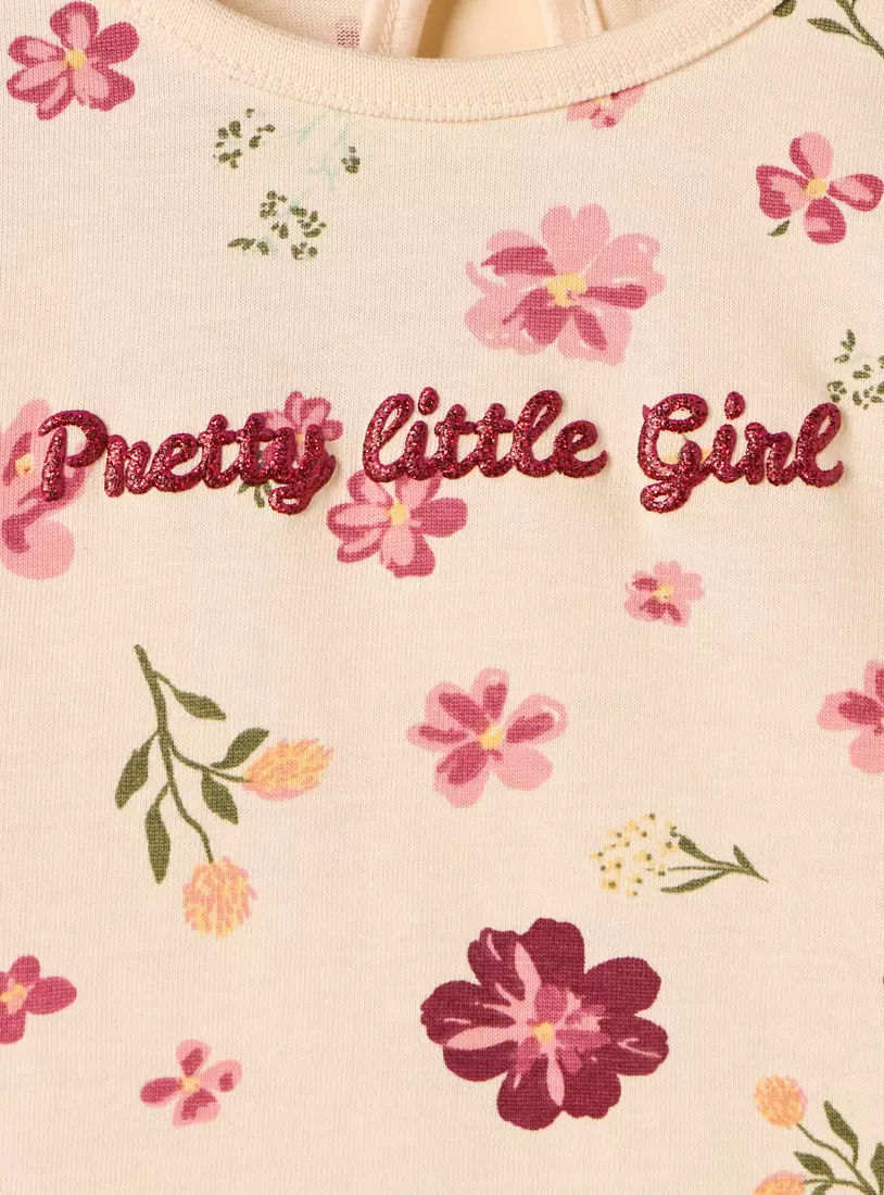 Floral Print T-shirt-4