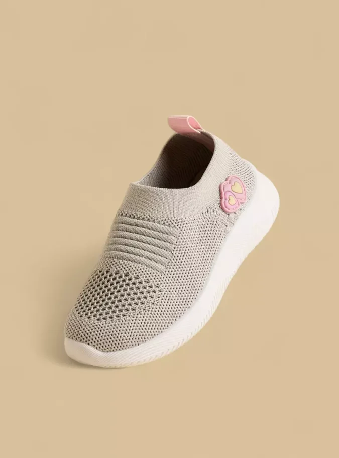 Flyknit Textured Slip-On Sports Shoes-1