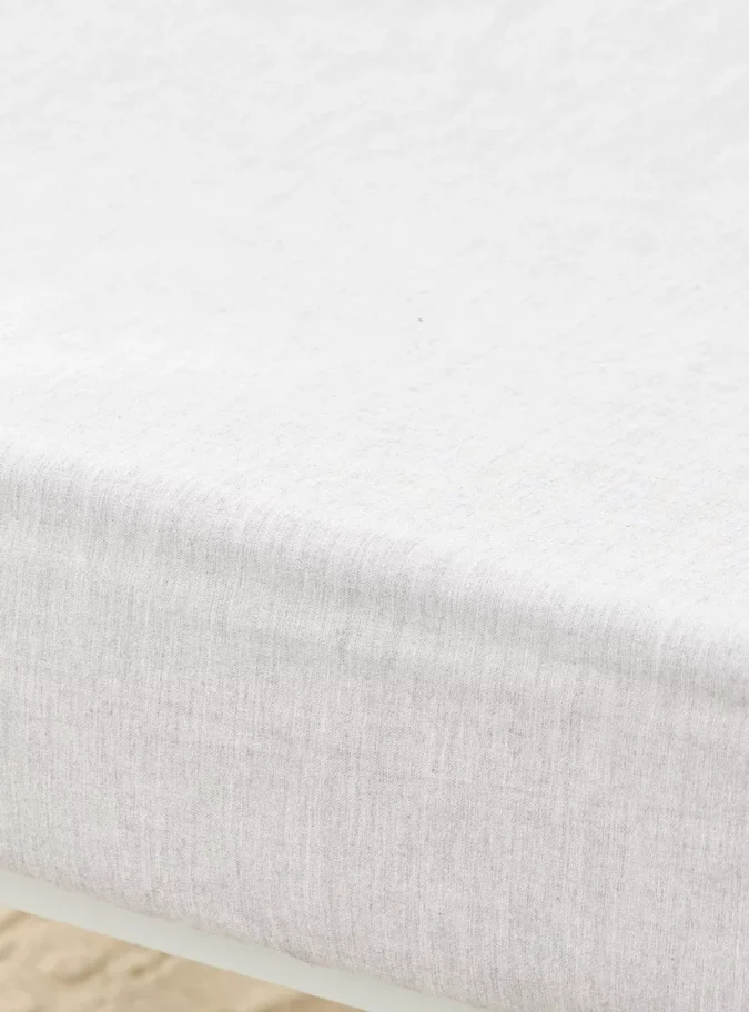 Giggles Sheep Applique Fitted Sheet - 70x130x20 cms-3