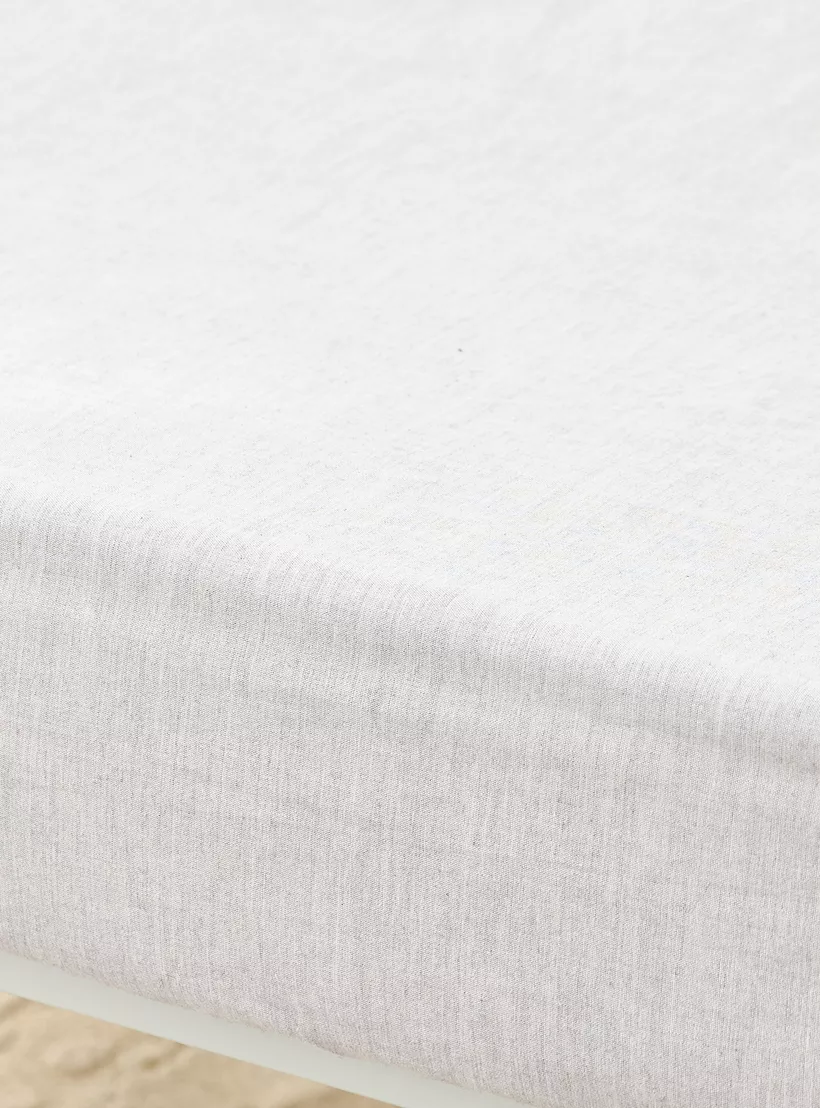 Giggles Sheep Applique Fitted Sheet - 70x130x20 cms-3