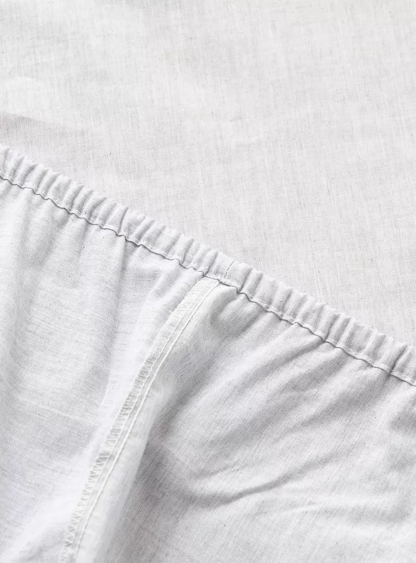 Giggles Sheep Applique Fitted Sheet - 70x130x20 cms-4