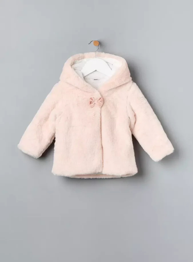 Hooded Faux Fur Jacket-2