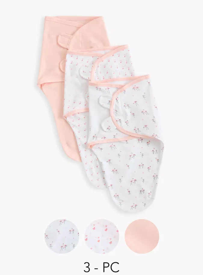 Juniors 3-Piece Assorted Swaddle Wrap-1