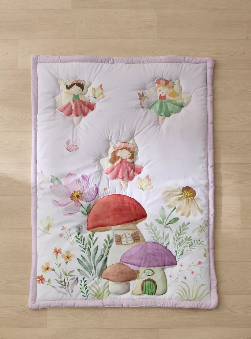 Juniors 5-Piece Fairy Print Bedding Set - 90x130 cm-2