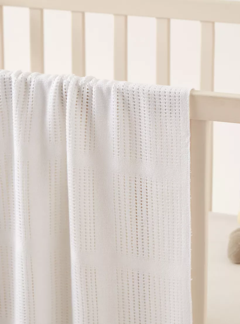 Juniors Bamboo Oversized Cellular Blanket - 120x140 cms-2