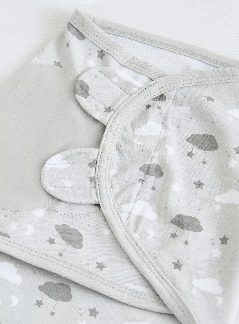 Juniors Ear Applique Swaddle Wrap - Set of 3-4