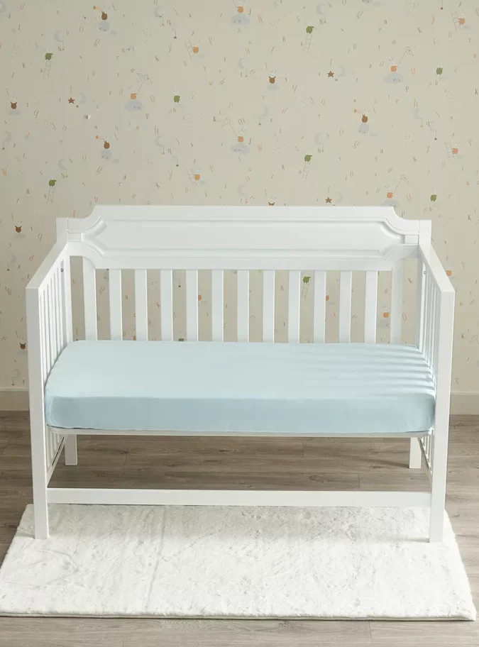 Juniors Solid Fitted Sheet - 70x130x20 cm-1