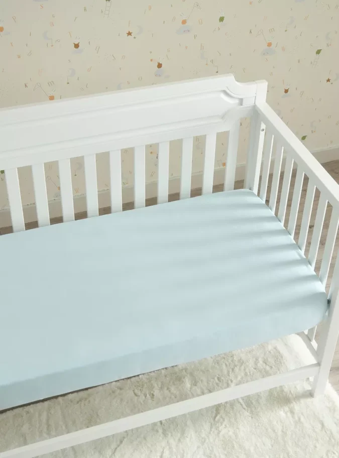 Juniors Solid Fitted Sheet - 70x130x20 cm-2