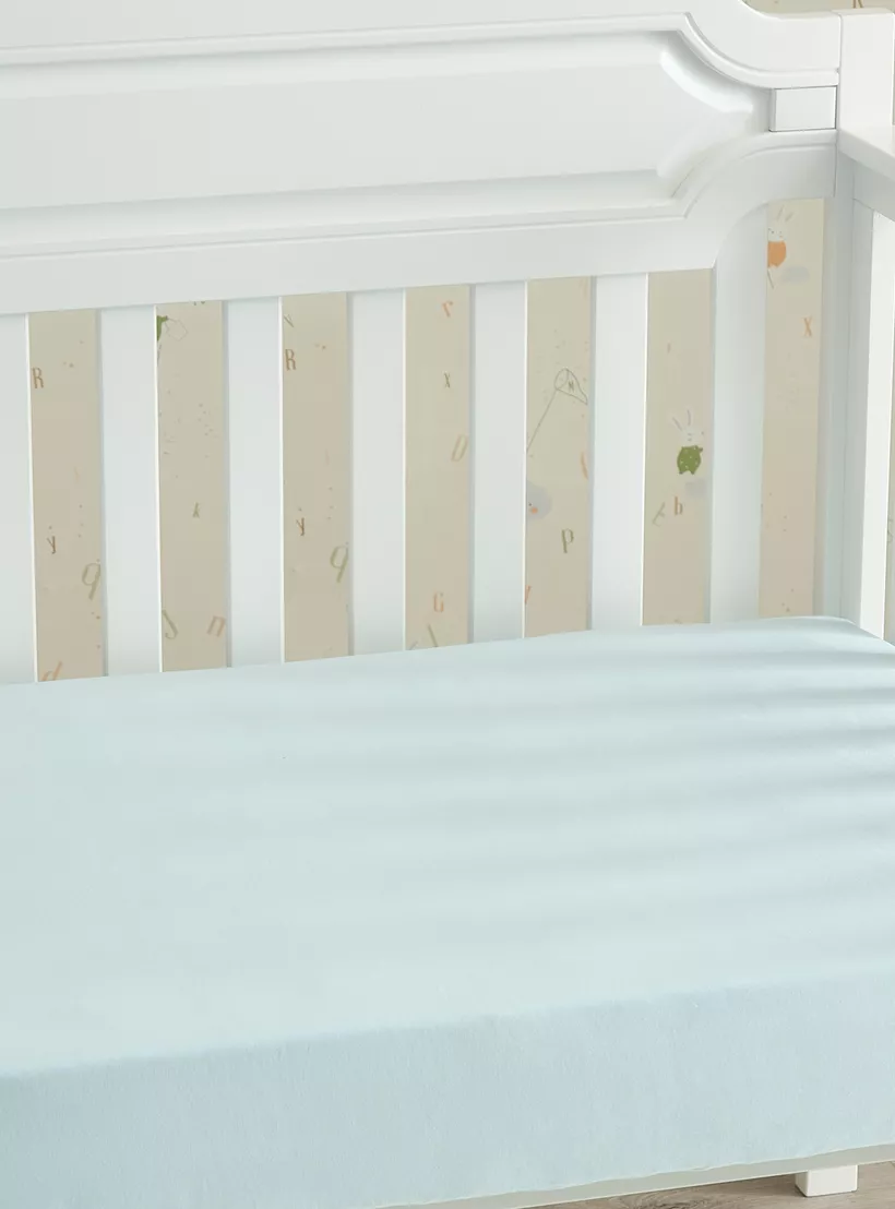 Juniors Solid Fitted Sheet - 70x130x20 cm-3