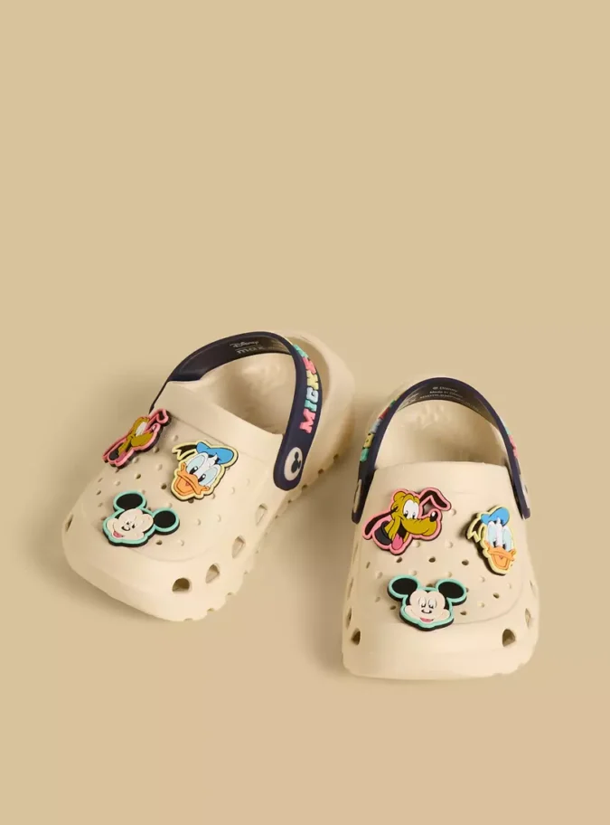 Mickey Mouse and Friends Embellished Clogs with Backstrap-1