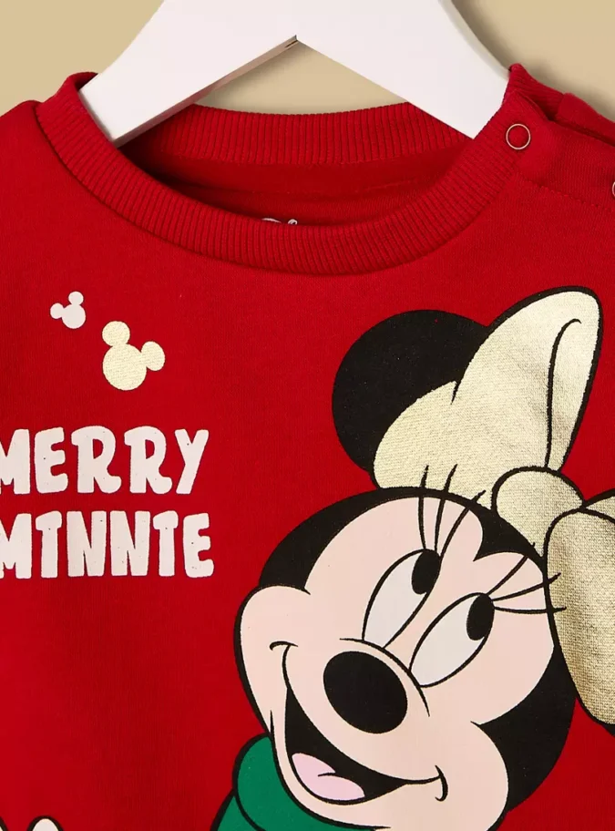 Minnie Mouse Print Sweatshirt-3