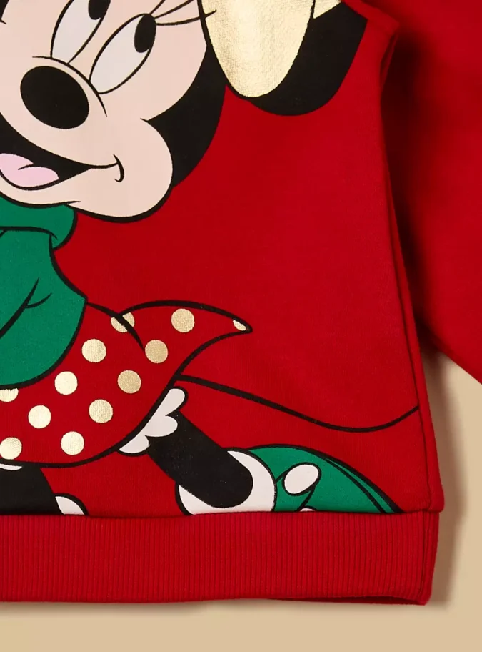 Minnie Mouse Print Sweatshirt-4