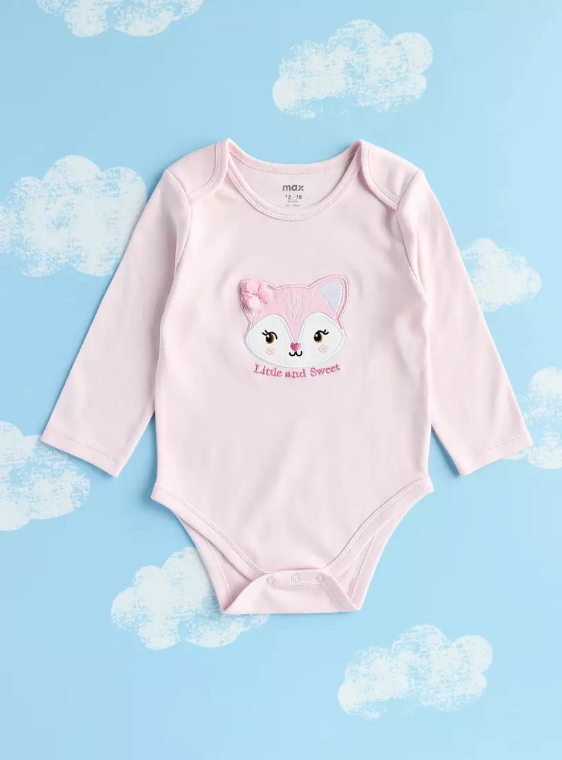 Pack of 2 - Assorted Long Sleeves Bodysuit-2