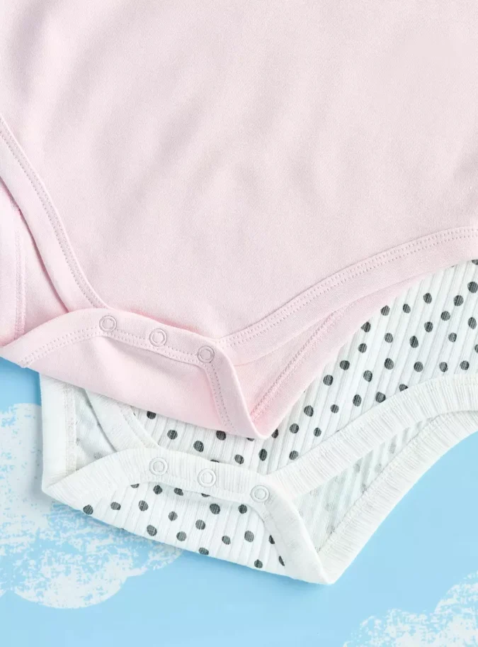 Pack of 2 - Assorted Long Sleeves Bodysuit-4