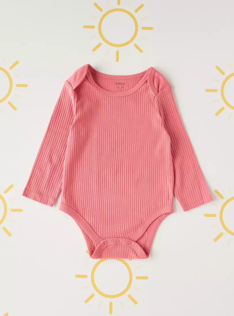 Pack of 2 - Assorted Long Sleeves Cotton Bodysuit2