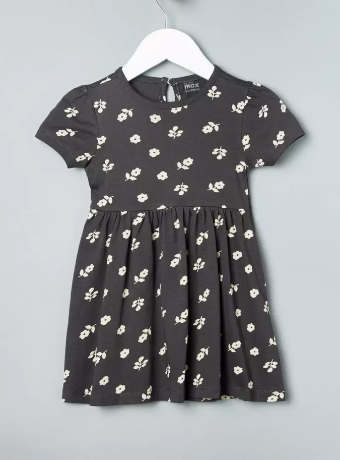 Pack of 2 - Floral Print Cotton Dress-3