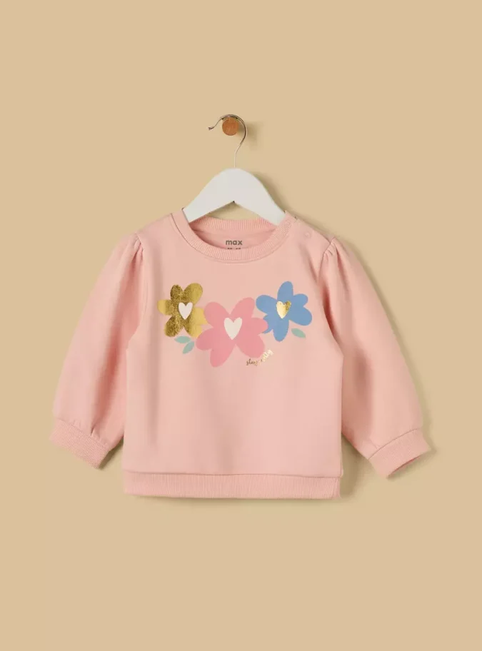 Pack of 2 - Floral Print Quilted Sweatshirt-2