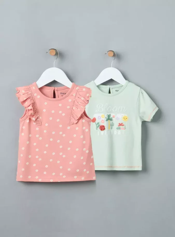 Pack of 2 - Floral Print T-shirt-1
