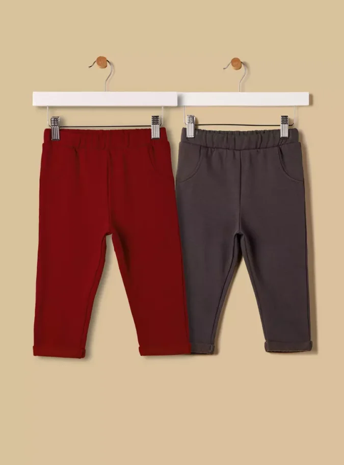 Pack of 2 - Plain Pants-1