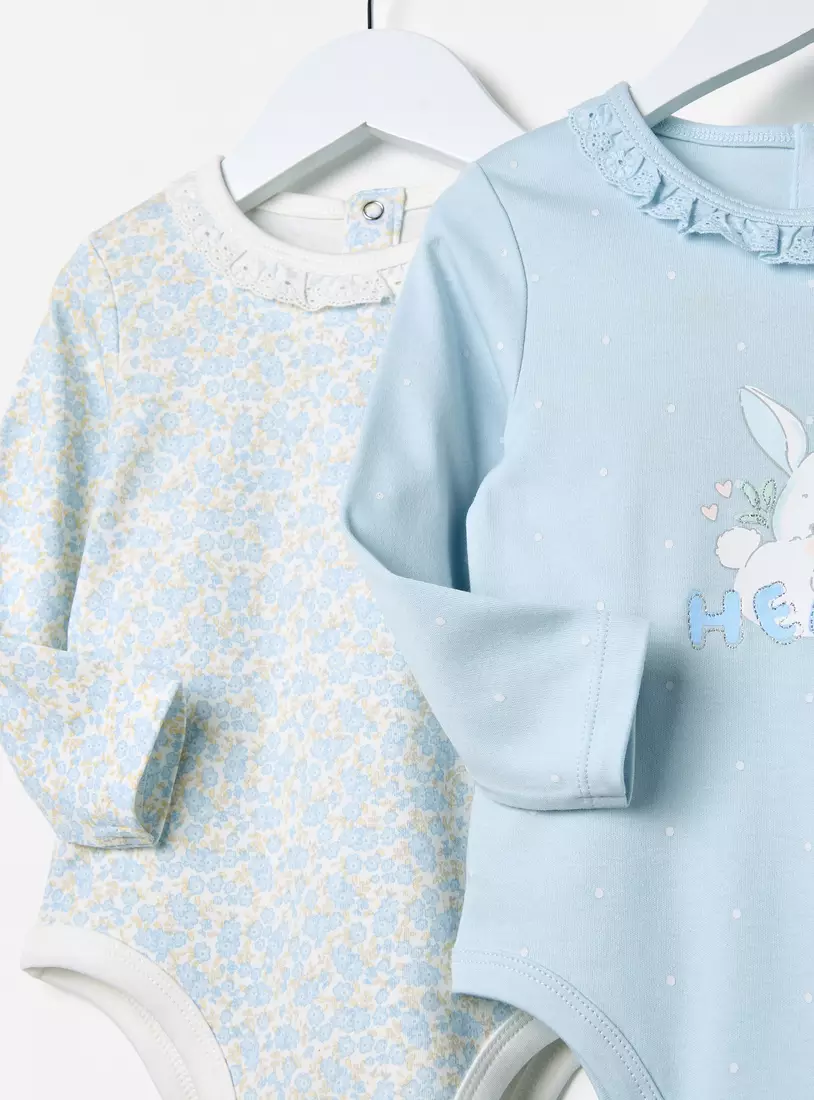 Pack of 2 - Printed Bodysuit-3