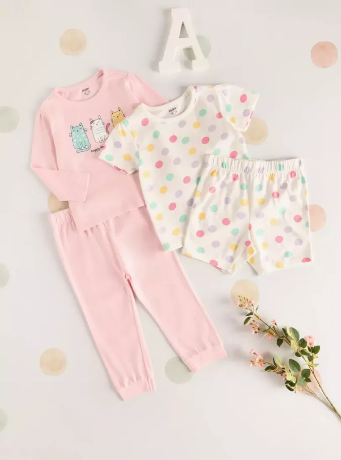 Pack of 2 - Printed Pyjama Set-1